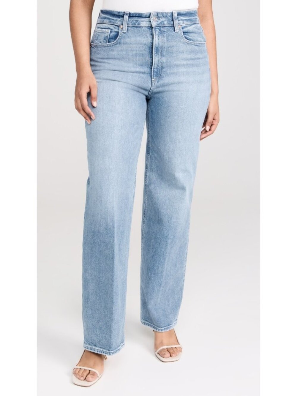 NWT Paige Vintage Sasha in Magnifique High Rise Loose Straight Leg Jeans 32